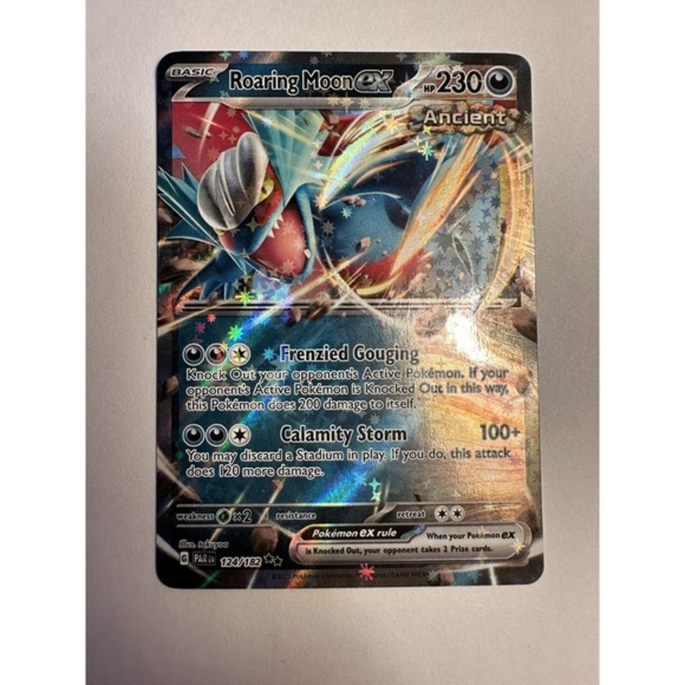 POKÉMON TCG‎ Roaring Moon ex 124/182 Paradox Rift Holo 90A